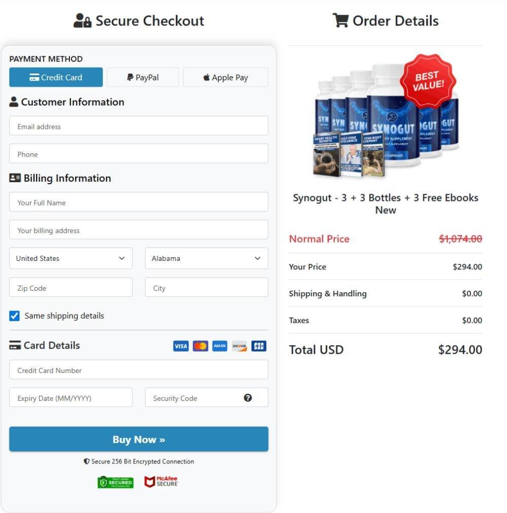 Synogut-protect-secure-payment-safe